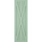 Ekena Millwork True Fit PVC Single X-Board Farmhouse Fixed Mount Shutters, Seaglass, 12W x 63H, PR TFP001FH12X063SG - alternate 5